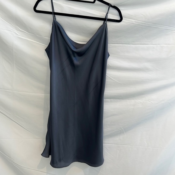Abercrombie & Fitch Spaghetti Strap Dress - Grey - Picture 1 of 5